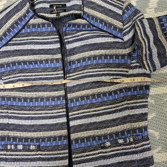 Rw&co Tweed Striped Cropped Blazer - Picture 12 of 12